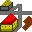 This is a small village with a farm land in the border