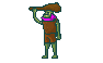 Ogre Holding His Club